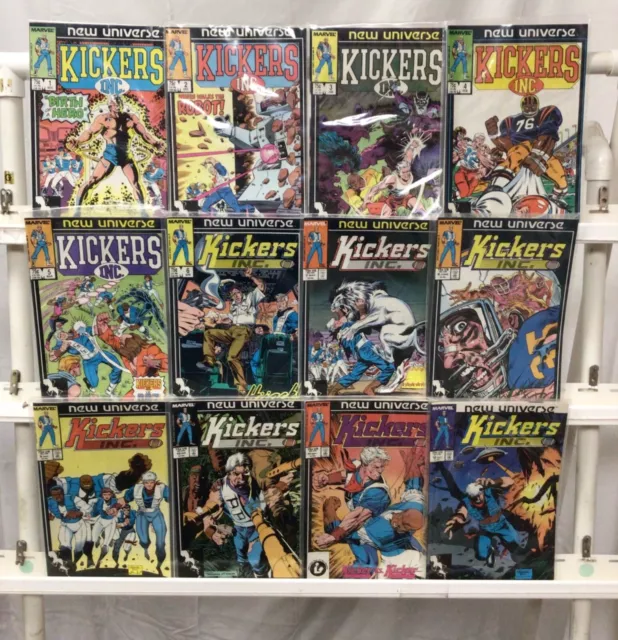 Marvel Comics Kickers Inc. #1-12 Complete Set FN/VF 1986