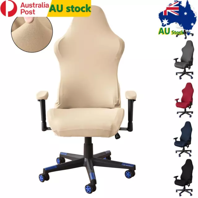 Stretch Gaming Chair Cover Universal Spandex Computer Chair Cover Protector AU