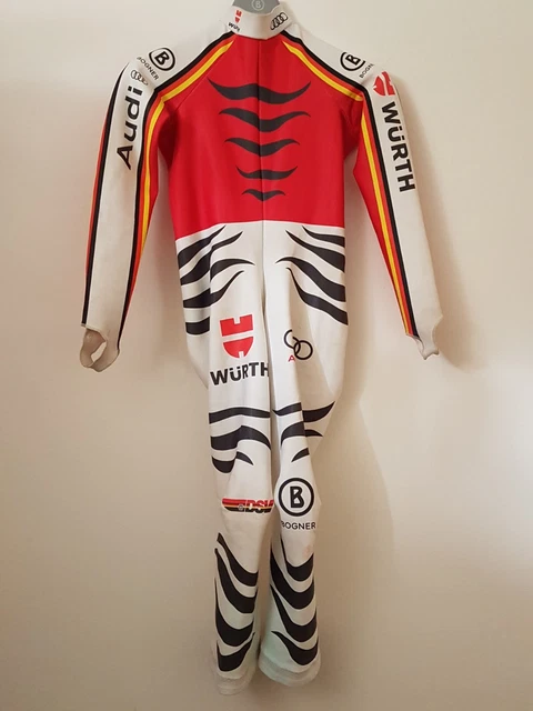 Bogner DSV Rennanzug Abfahrt Gr. M Downhill Skirennanzug Rot 19/20 P. Schlosser