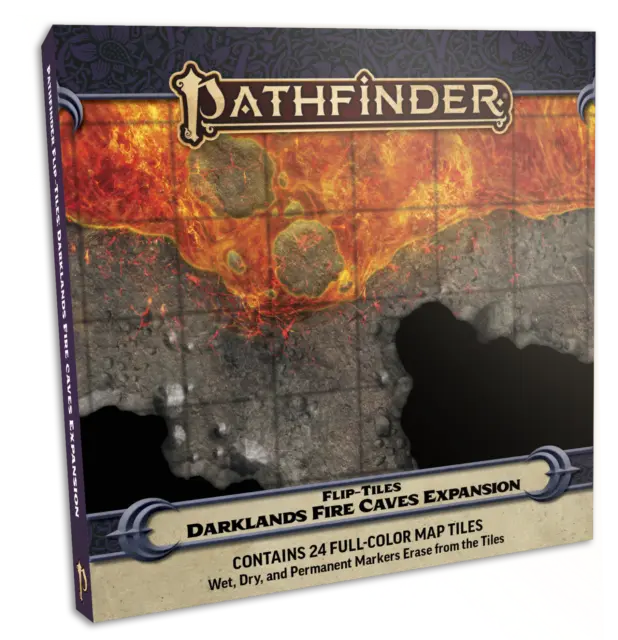 Pathfinder RPG Flip-Tiles - Darklands Fire Caves Expansion Set
