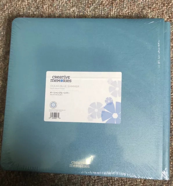 Creative Memories True 12x12  Coverset "Ocean Blue Shimmer