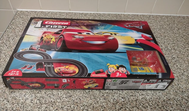 CARRERA FIRST DISNEY Pixar Cars Lightning McQueen Dinoco Cruz Ramirez ...