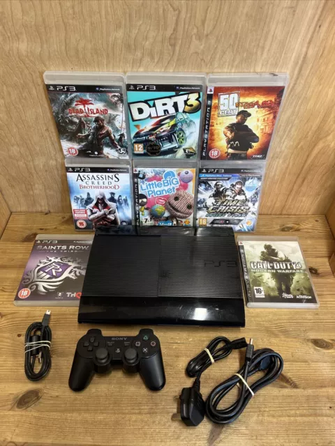 PLAYSTATION 3 PS3 Super Slim 500GB Hard drive CECH 4203C Black 8
