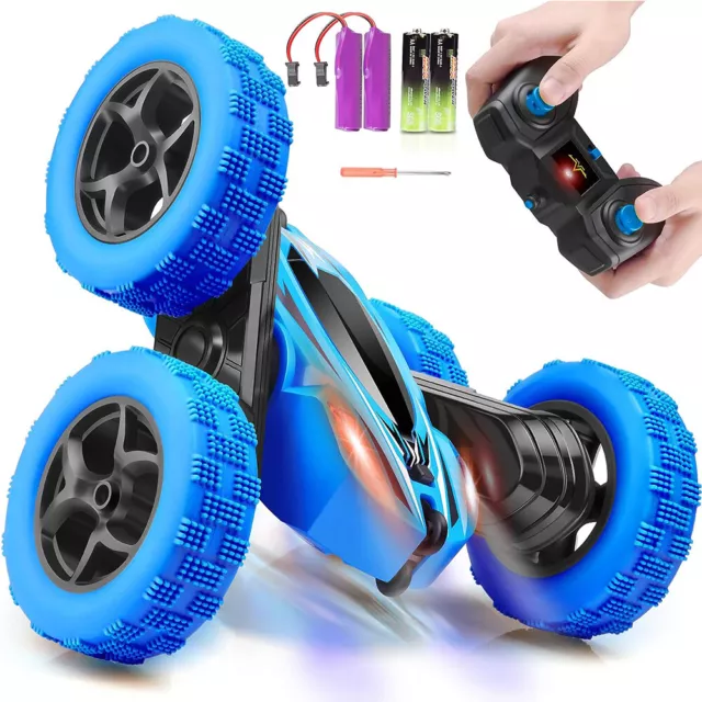RC STUNT CAR 4WD 2.4 Ghz Remote Control Cars for Kids Toys 3+ Years Old ...