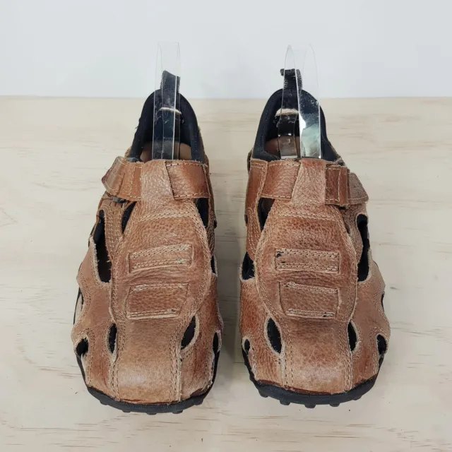COLORADO Mens Size US 7.5 Grande Nutmeg Saddle Leather Sandals Shoes