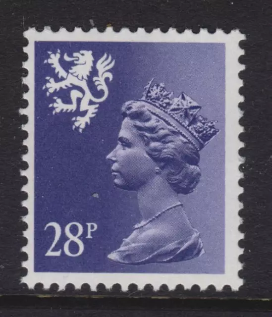 S50 28p Violet-blue SCOTLAND -  Unmounted Mint