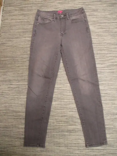 Aeropostale Tokyo darling Jeans Womens 2 short Grey denim skinny ankle mid rise