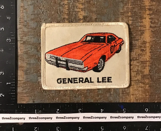 Vtg GENERAL LEE Dukes Of Hazzard Charger TV Show 80’s Car Iron-On Patch Twill