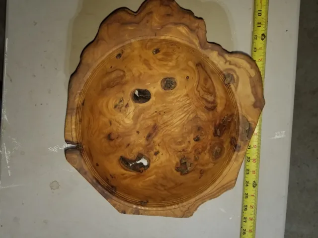 Carved BurlWood  Bowl