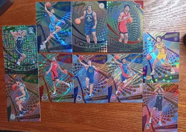 2023-24 Panini Revolution NBA ROOKIE LOT 10 RC VORTEX 🌪LEVELS 🧊 ASTRO 💫 BASE