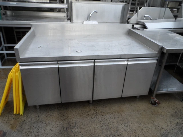 Stainless Steel Table Cupboard 4 Door 1610 x 870 mm £300 + Vat