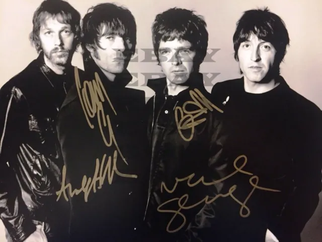 OASIS Band Autographed signed 8x10 Photo Reprint