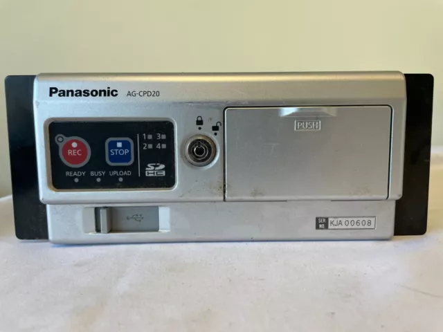 Panasonic Arbitrator AG-CPD20P video recorder w/ key