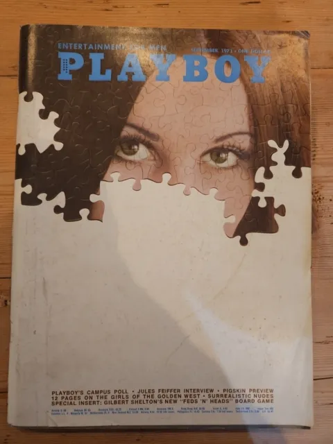 Playboy Magazine September 1971 American Issue