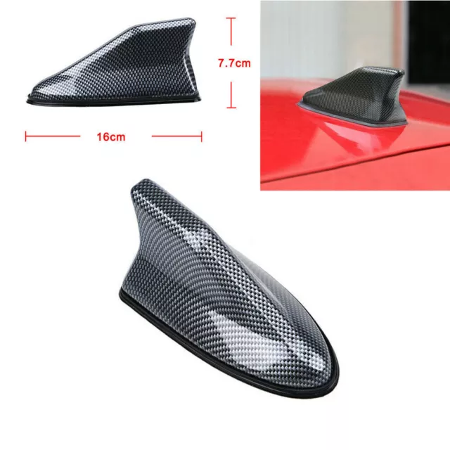 Black Shark Fin Car Roof Antenna Aerial FM/AM Radio Signal Auto Car Accessories