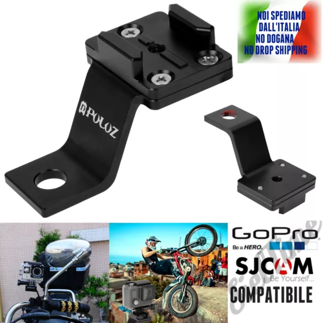 Supporto Staffa Da Manubrio Gopro 12 10 9 8 7 6 5 Session Black Moto Bmw Gs Tmax