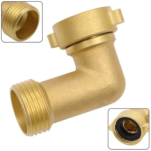 EXTEND HOSE LIFESPAN with 90 Degree Brass Hose Elbow Connector Trailer