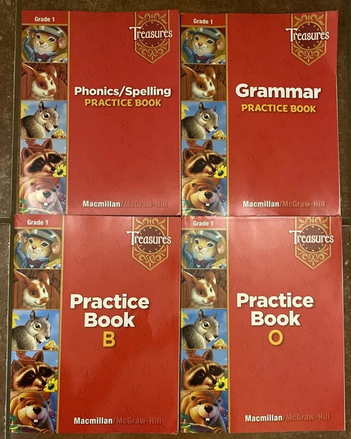 PHONICS SPELLING GRAMMAR B O Practice Book GRADE 1 TREASURES Homeschool