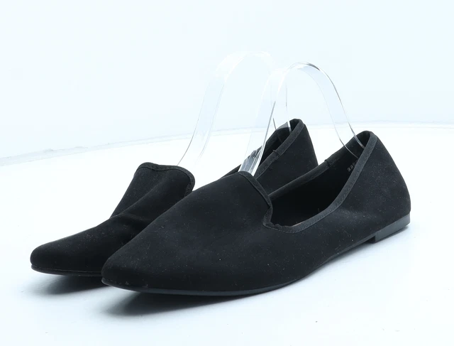 ASOS Womens Black Synthetic Slip On Flat UK EU