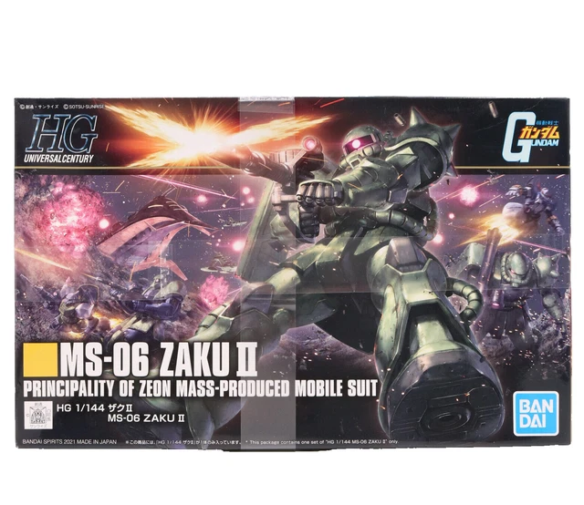 GUNDAM Modellbausatz - HGUC 1/144 ZAKU II High Mobility Psycho Version
