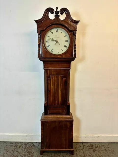 Antique Longcase Grandfather Clock. Rare & Beautiful Georgian C1820.