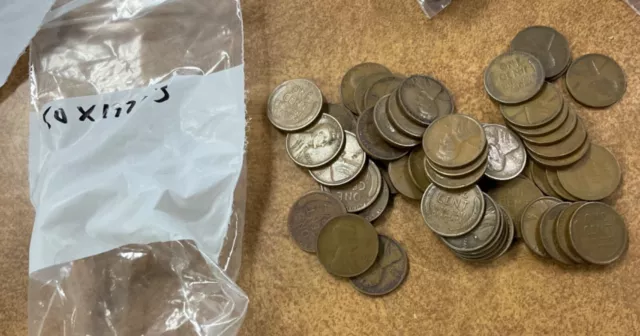 1920s Bag of Fifty (50) 1920-1929  Lincoln Wheat Cents common dates