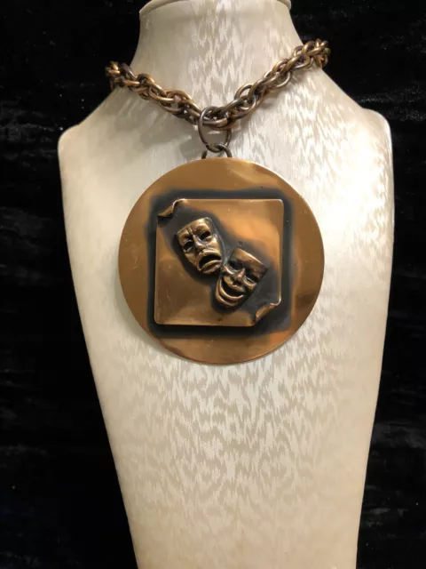 Theater Comedy & Tragedy mask / Pendant/Necklace, bracelet, earrings... UNI Theater Comedy & Tragedy mask / Pendant/Necklace, bracelet, earrings... UNI