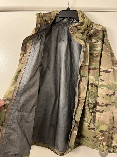 Army USGI OCP Multicam Extreme Cold Wet Weather Jacket Small Regular Gen III L6 3