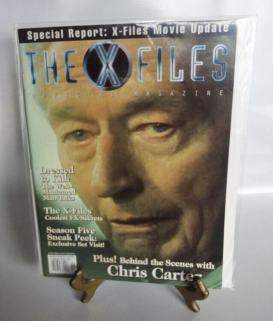 X-Files Official Magazine Winter 1997-98 Well-Manicured Man Chris Carter Movie +