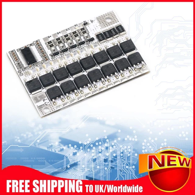 Split Port 10S 13S 14S 35A Li Ion Bms 36V 48V 52V Lithium Bms Port Terpisah deng