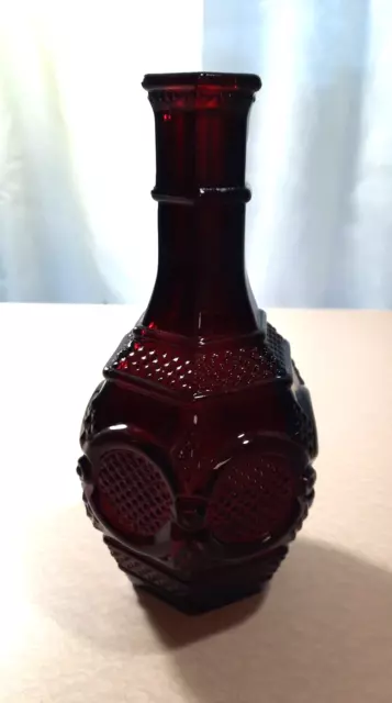 Avon Ruby Red Cape Cod Glassware 1876 Decanter with NO Stopper