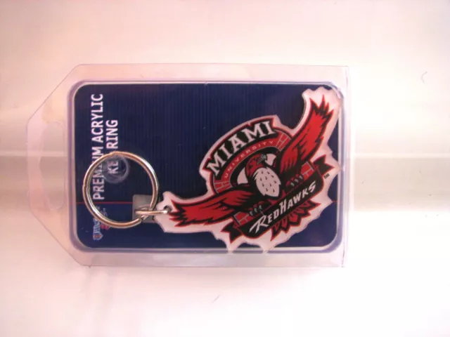 Miami Redhawks Premium Key Ring  IN STOCK!!