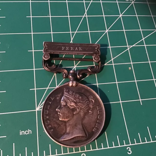 Indian General Service Medal 1854 95 Perak To A Royal Marine  H M L Charybdis
