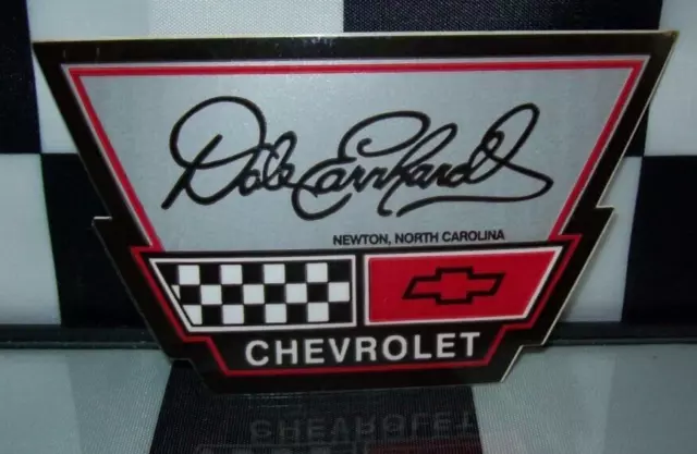 Dale Earnhardt Chevrolet Chevy Racing Nascar 2X4 Decal Sticker