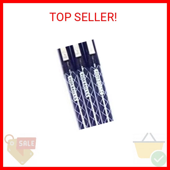 OHTO Fude Ballpoint Pen Extra Bold, 1.5mm, black ink, 3 pens per Pack (Japan imp