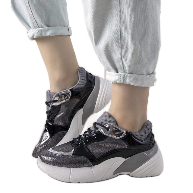 Sneakers nere da donna con suola a zeppa Lora Ferres