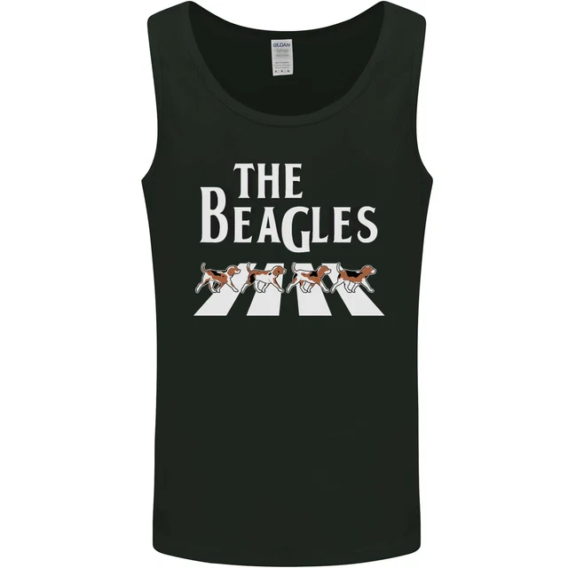 Gilet da uomo parodia divertente cane The Beagles canotta