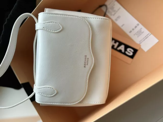 White mini Rochas bag