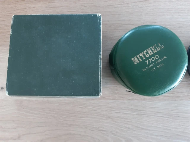 ANCIEN MOULINET PÈCHE à la mouche MITCHELL 7750 (moulinet + boite