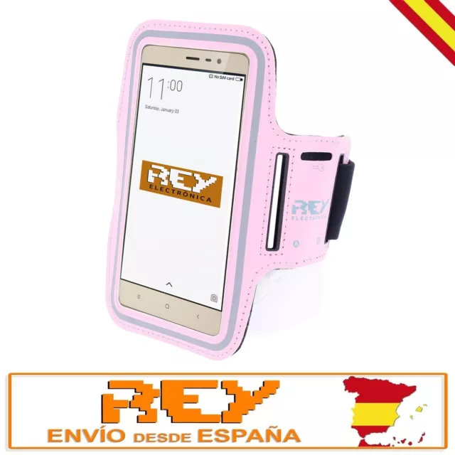 Brazalete Deportivo Nuevo para SAMSUNG GALAXY S21 FE 5G Reflectante ROSA s85