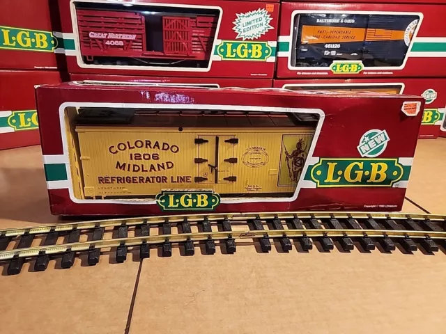 LGB 4072 P01 Reefer G Scale Colorado Midland Refrigerator Line W.Germany New