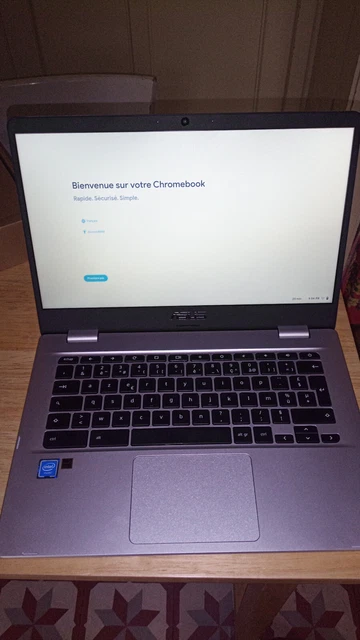 ASUS Chromebook C423NA-BV0051 14″ – 4Go RAM, 64Go EMMC, Intel Celeron – Occasion