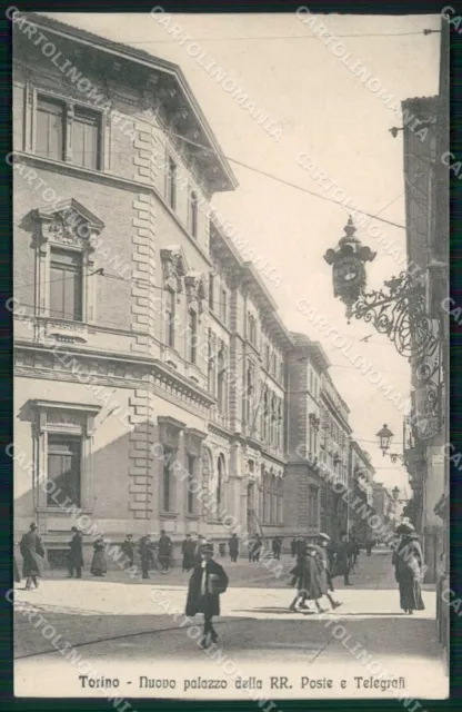 Turin City New Palazzo Poste Telegraphi Alterocca 12168 postcard MZ6318