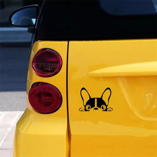 Peeping French Bulldog Sticker Water Fade Proof Vinyl Sticker Cars Decoration