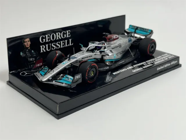 George Russell #63 Mercedes F1 Squadra Bahrain Gp 2022 1:43 Minichamps