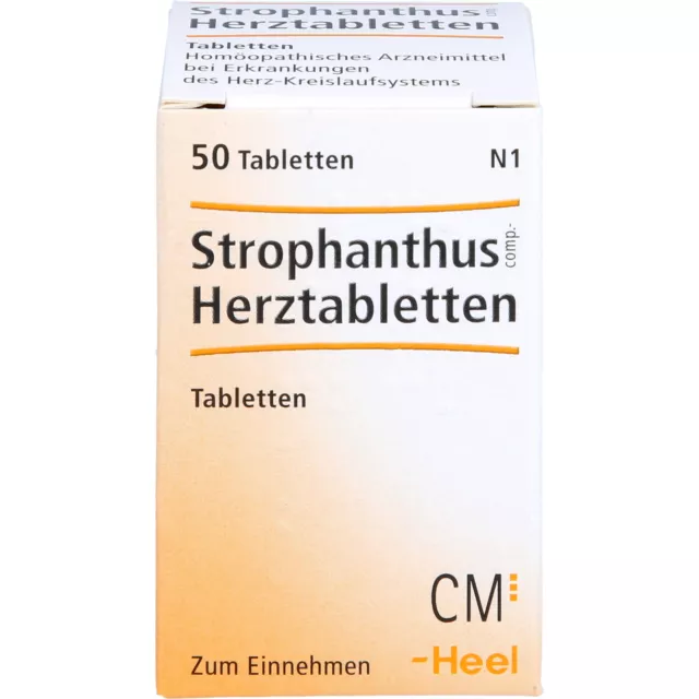 Strophantus comp. Herztabletten Heel, 50 St. Tabletten 3915065