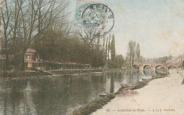CPA 94 JOINVILLE le PONT L'Ile Fanac