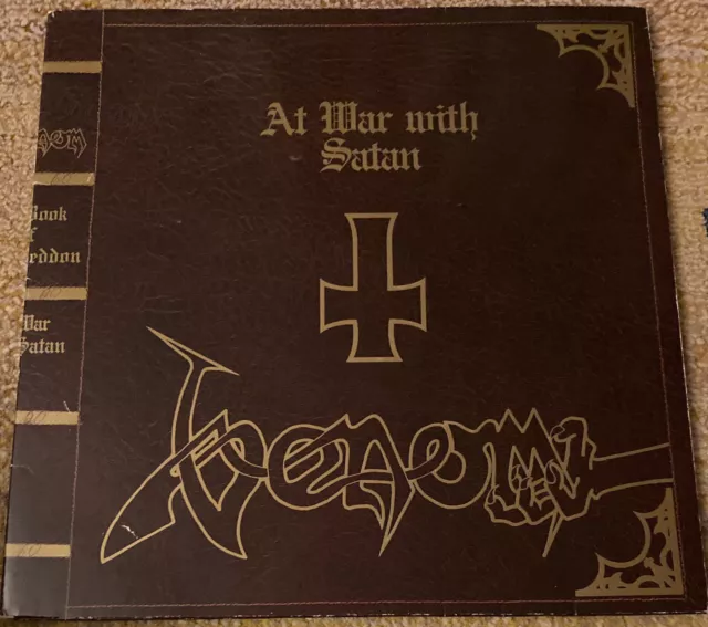 1st Press VENOM:At War With Satan 1984 Vinyl Album LP Neat Records NEAT1015