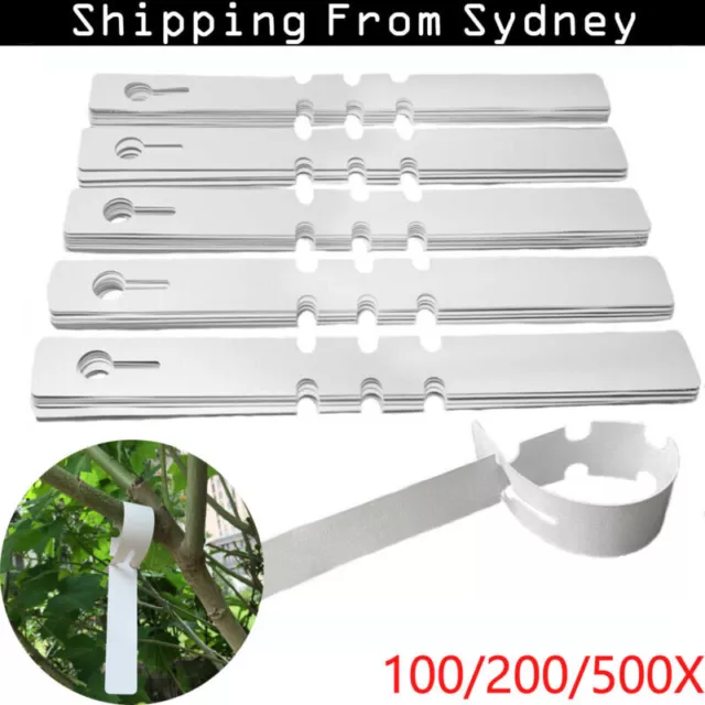 UP TO 500X Plastic Plant Tree Hanging Markers Tags Nursery Seed Gardening Labels