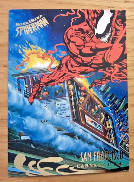 FLEER Ultra 95 Marvel Spider-Man CARD 141 SAN FRANCISCO